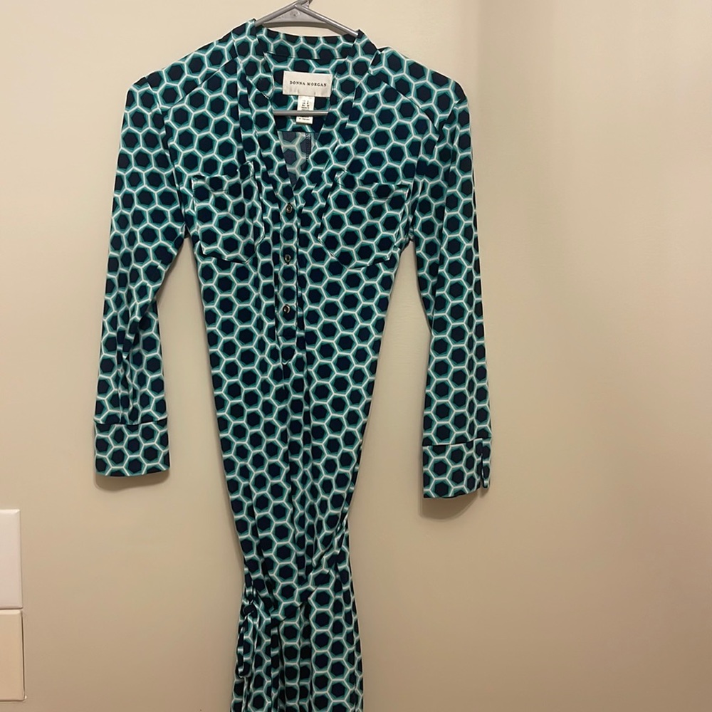 donna Morgan wrap dress never worn
